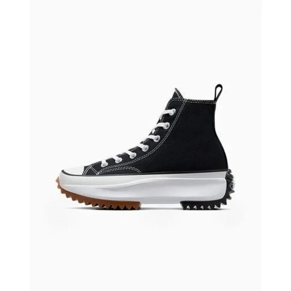 Converse Run Star Hike Platform High Mens Size 10 Womens 11.5 Black Shoes NEW - Picture 3 of 6
